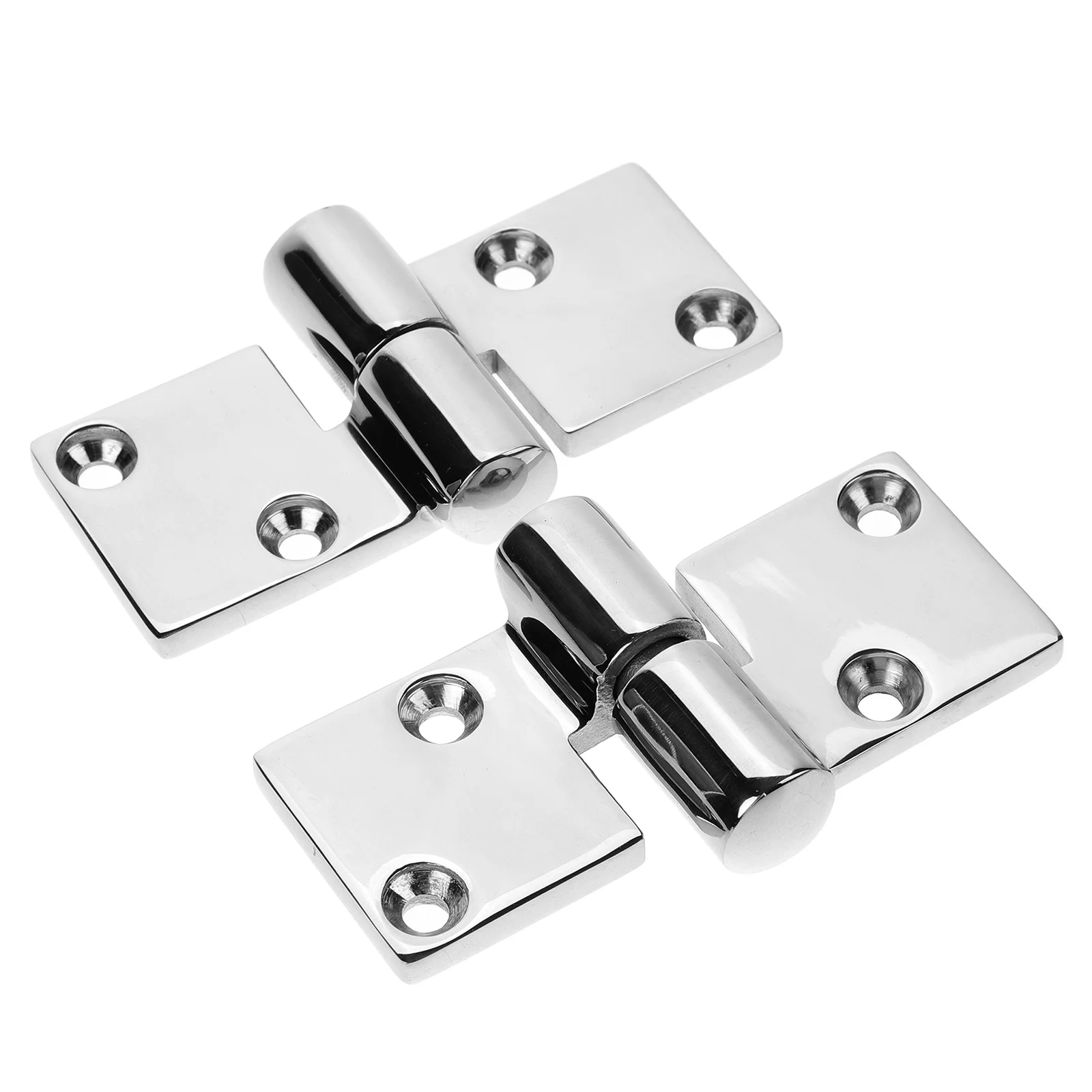 

2 Pcs Stainless Steel Hinge Marine Hinges Grade Cabinet Soft Closing Hardware Door Interior Residential Metal Heavy Duty