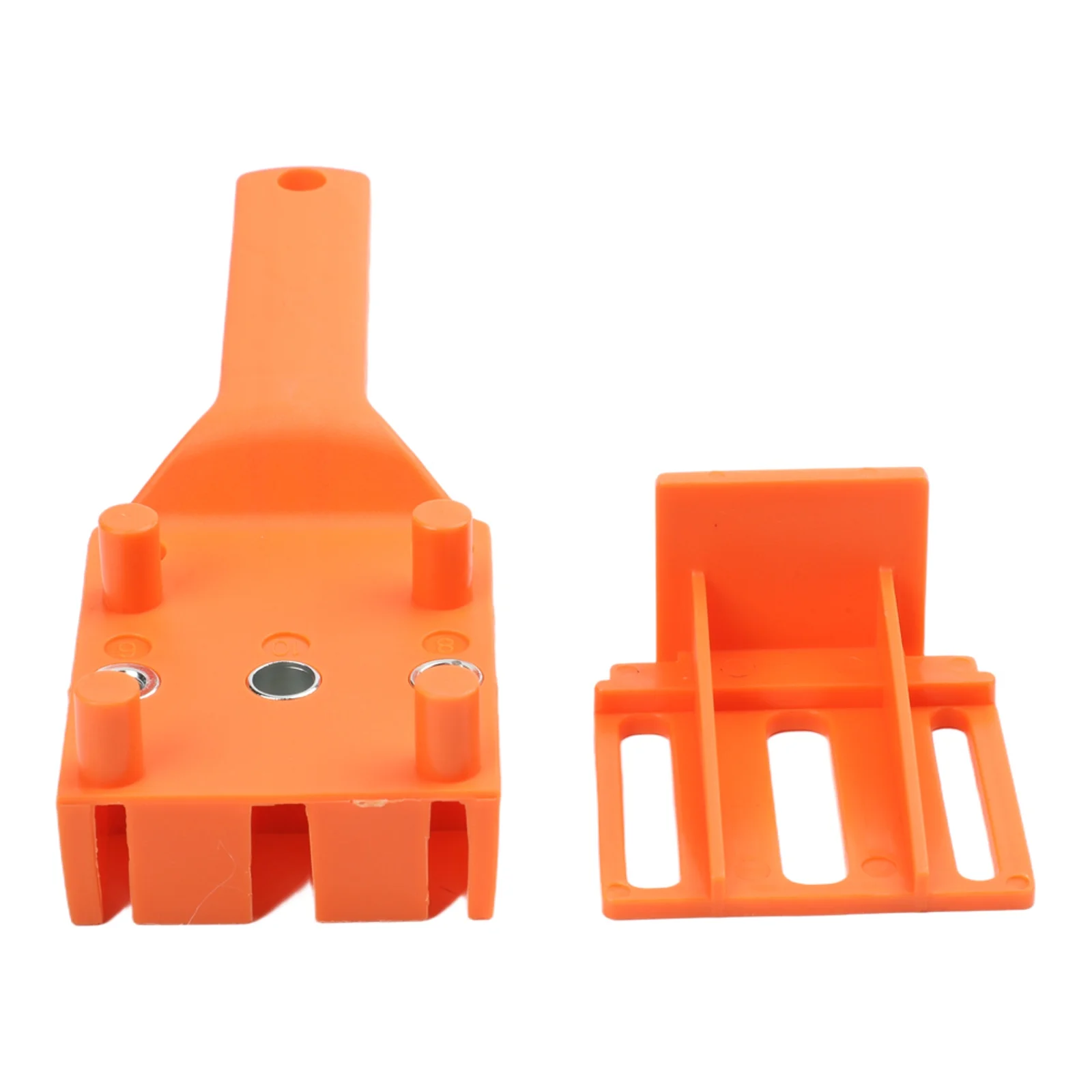 For 6mm Drill Bits Drill Bit Locator Woodworking Hole Punch Woodworking Tasks Orange Precision Positioning Tool