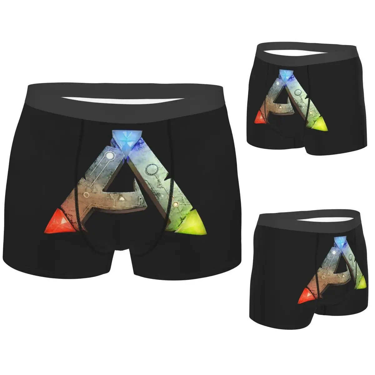 Трусы-боксеры, шорты ARK Survival Evolved, трусики с логотипом, мужское вентилируемое нижнее белье для мужчин, подарки бойфренду