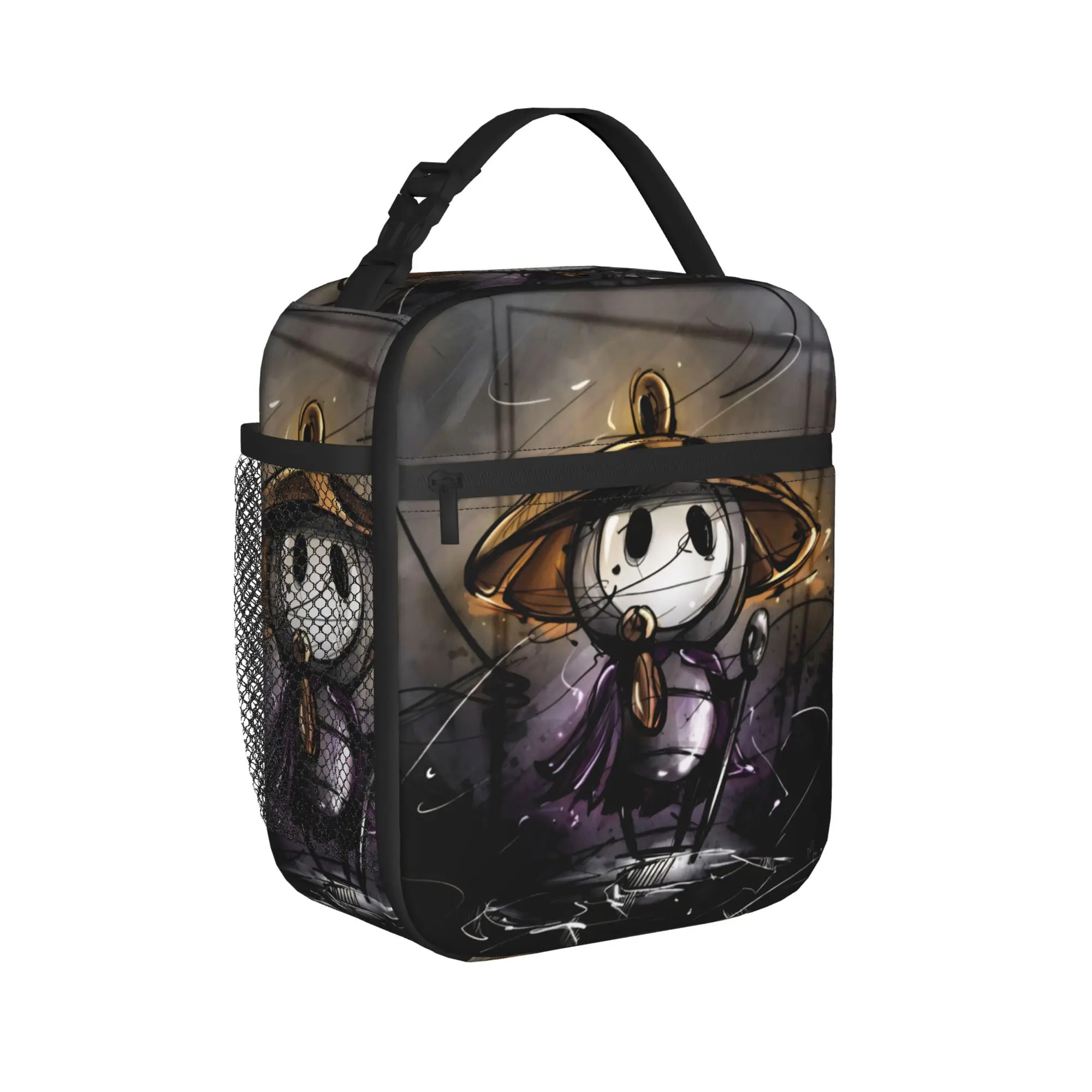 Sherma Silksong Hollow Knight  Insulated Lunch Bags Cooler Bag Reusable,Meal Container  High Capacity Tote Lunch Box Office