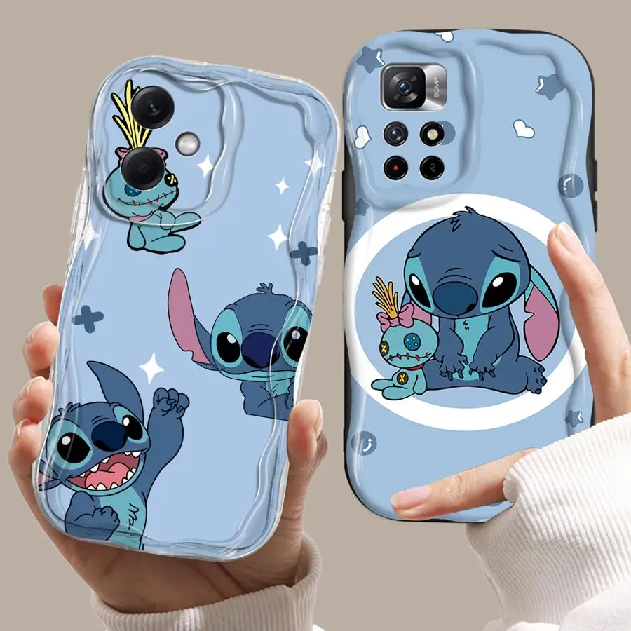 Disney Funny Sttich Phone Case for Xiaomi Redmi Note 11 Pro Plus 9s 10s 11s 10 Pro 12S 9 12 Pro 9 Pro 12 13 Pro 5G Soft Cover