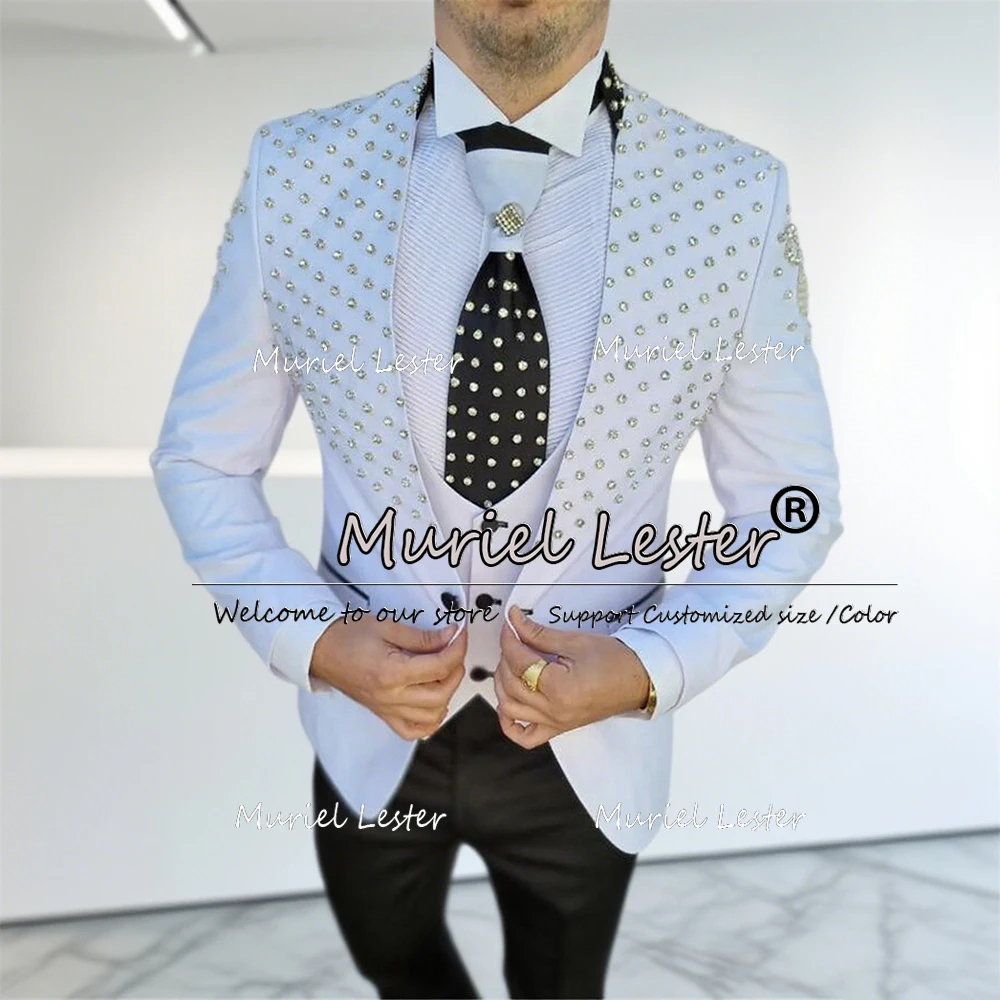 

Эксклюзивные ювелирные изделия с камнями, свадебные костюмы для мужчин, комплекты из 3 предметов, однобортные пиджаки для жениха, индивидуальные мужские смокинги для банкета и выпускного вечера