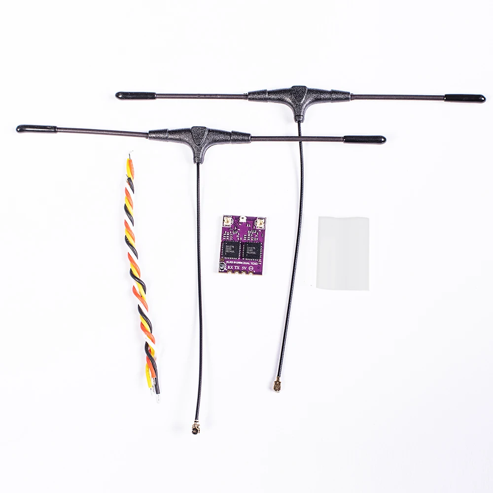 Built-in TCXO para Avião RC, Drone de Longo Alcance, Receptor de Diversidade ES900 DUAL RX ELRS, 915MHz, 868MHz, FPV