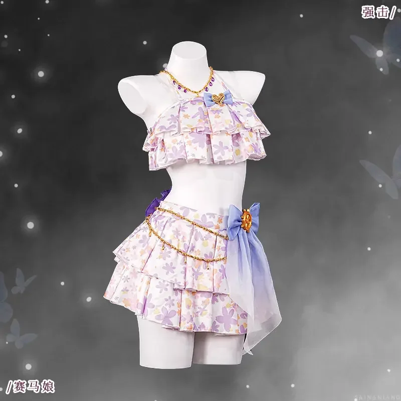 Pretty Derby Vivlos Swimsuit Outfit Lolita Dress Sexy Uniform Cosplay Costume Halloween Women Party Suits