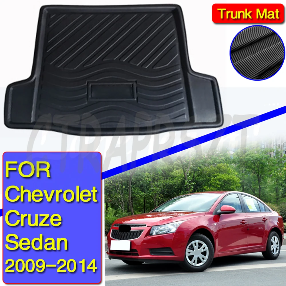 

For Chevrolet Cruze Sedan 2009-2014 2013 2012 2011 2010 Car Rear Trunk Cargo Boot Liner Mat Floor Tray Carpet Protector Pad