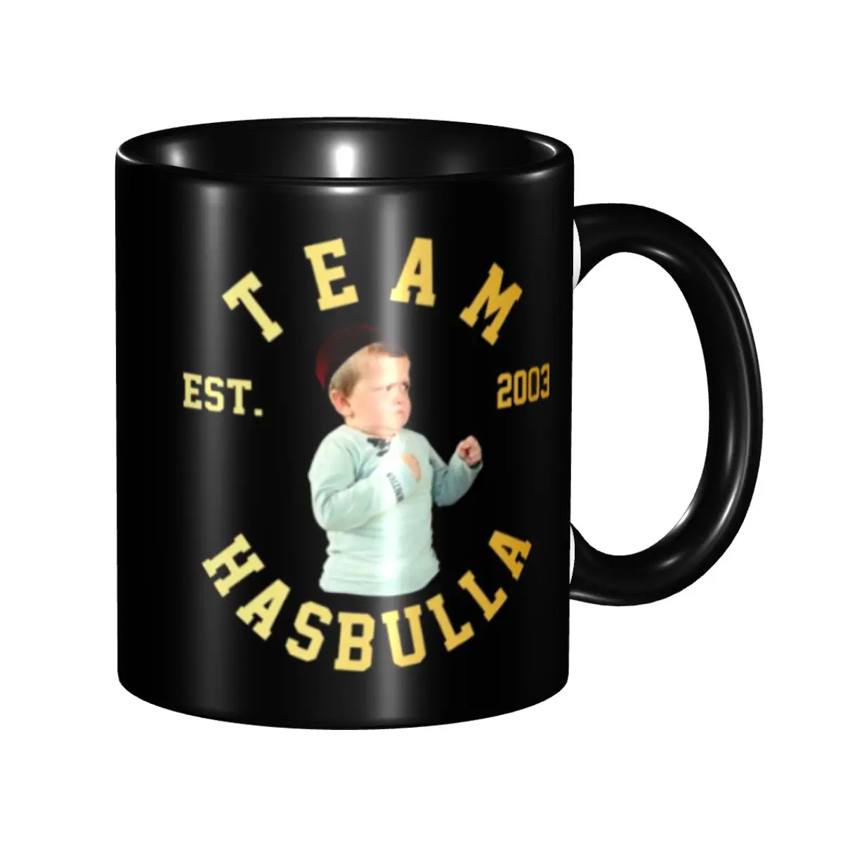 

Hasbulla Magomedov Coffee Mugs DIY Custom Ceramic Milk Tea Mug Cup