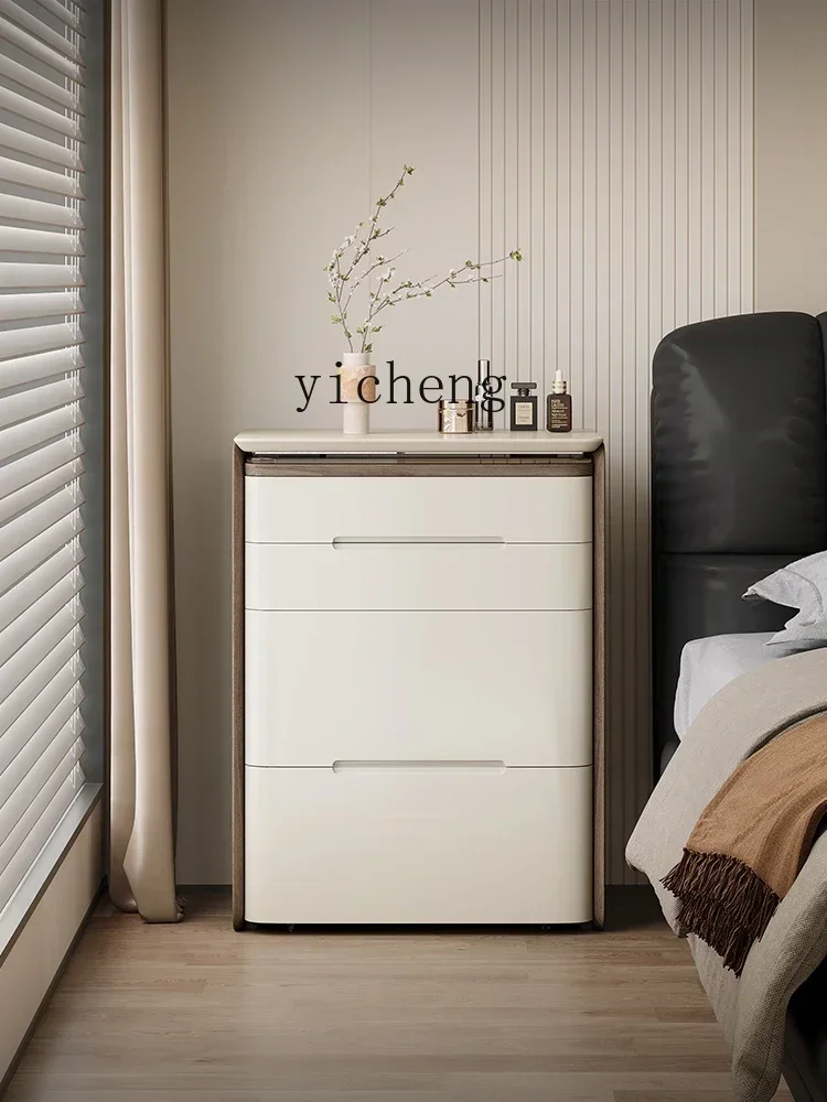 

Dresser Small 50cm Storage Cabinet Integrated Bedroom Mini Flip Makeup Table Bedside Table