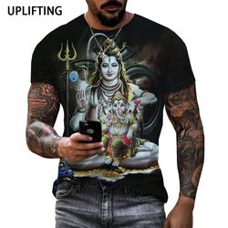 New Hindu God Lord Shiva T Shirt Men Women Hinduism Vishnu 3D Printed T-shirt Summer Casual Streetwear Oversized Tops