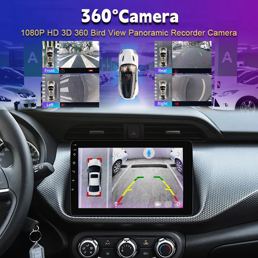 Android 16 Carplay Auto 2K Screen Car Radio Multimedia Player For Nissan Kicks Micra P15 2016 - 2020 DSP Autoradio Stereo 2din