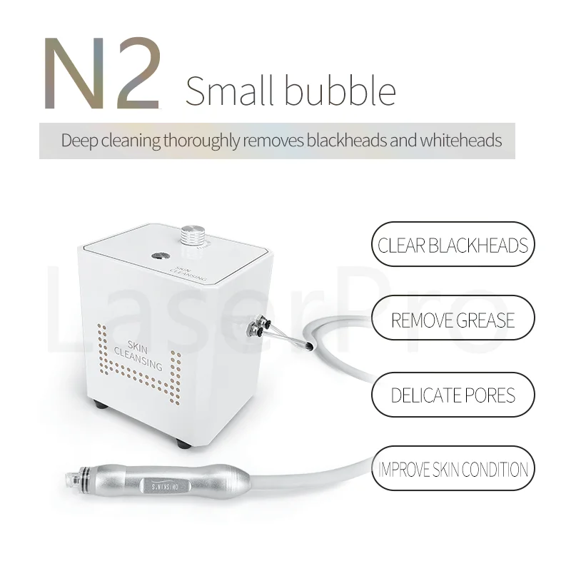 Portable Small Bubble Cleansing Machine Deep Cleansing Skin Balancing Delicate Skin Pores Single handle Machine Beauty Salon Use