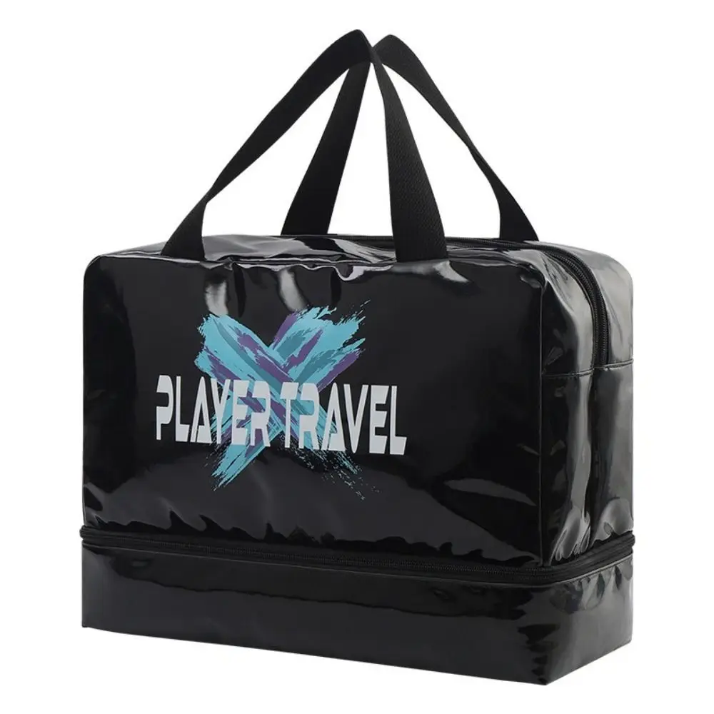 Waterproof Gym Bag Large Capacity Dry-Wet Separation Fitness Training Bag With Shoes Pocket Handheld Travel Handbag Beach