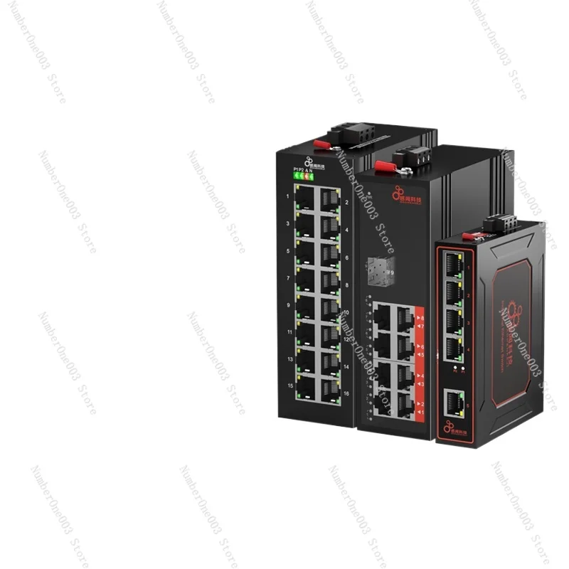 

Industrial Switch Optical Fiber Optic Ring Network Management Industrial Grade Rail Type SFP Optical Port 4 Ports 5 Ports 8