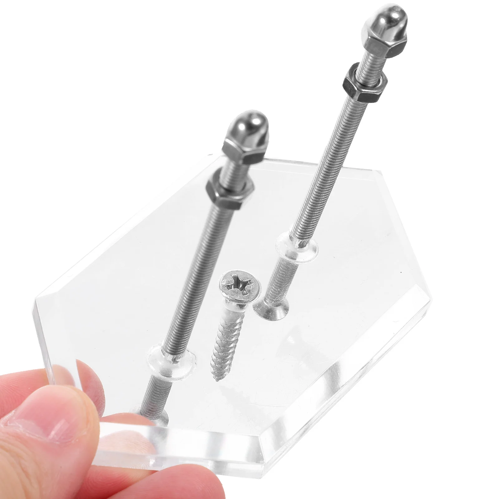 

2pcs Skateboard Rack Shelf Black Acrylic Wall Mount Hangers for Skate Deck Display Stand Storage Decor Home Use