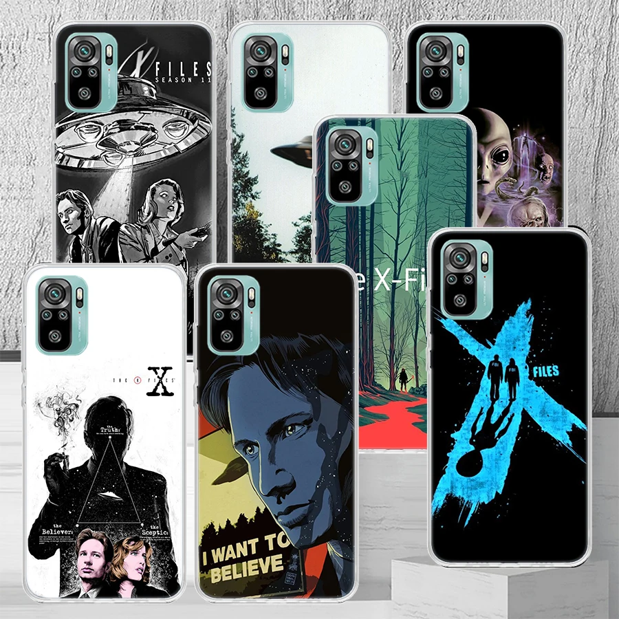 The X Files I Want to Believe Phone Case Coque For Xiaomi Redmi Note 13 12S 12 11 11S 11T 11E 10 Pro Plus 10S 9 9S 9T 8 8T Globa