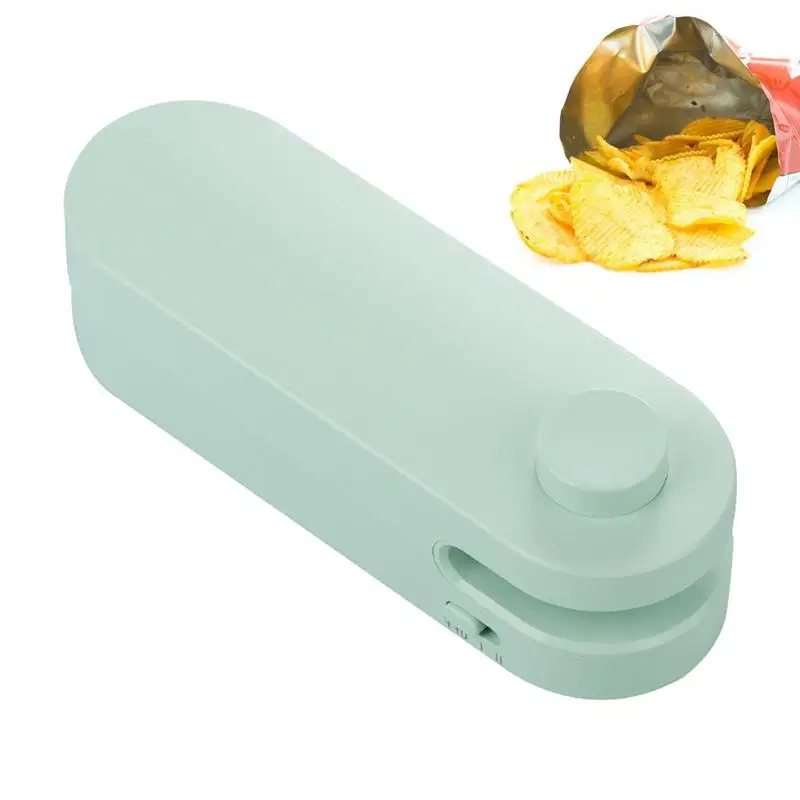 

Portable Heat Vacuum Sealers Plastic Sealer Chip Bag Sealer Heat Seal And Cutter Mini Food Sealer For Plastic Bags