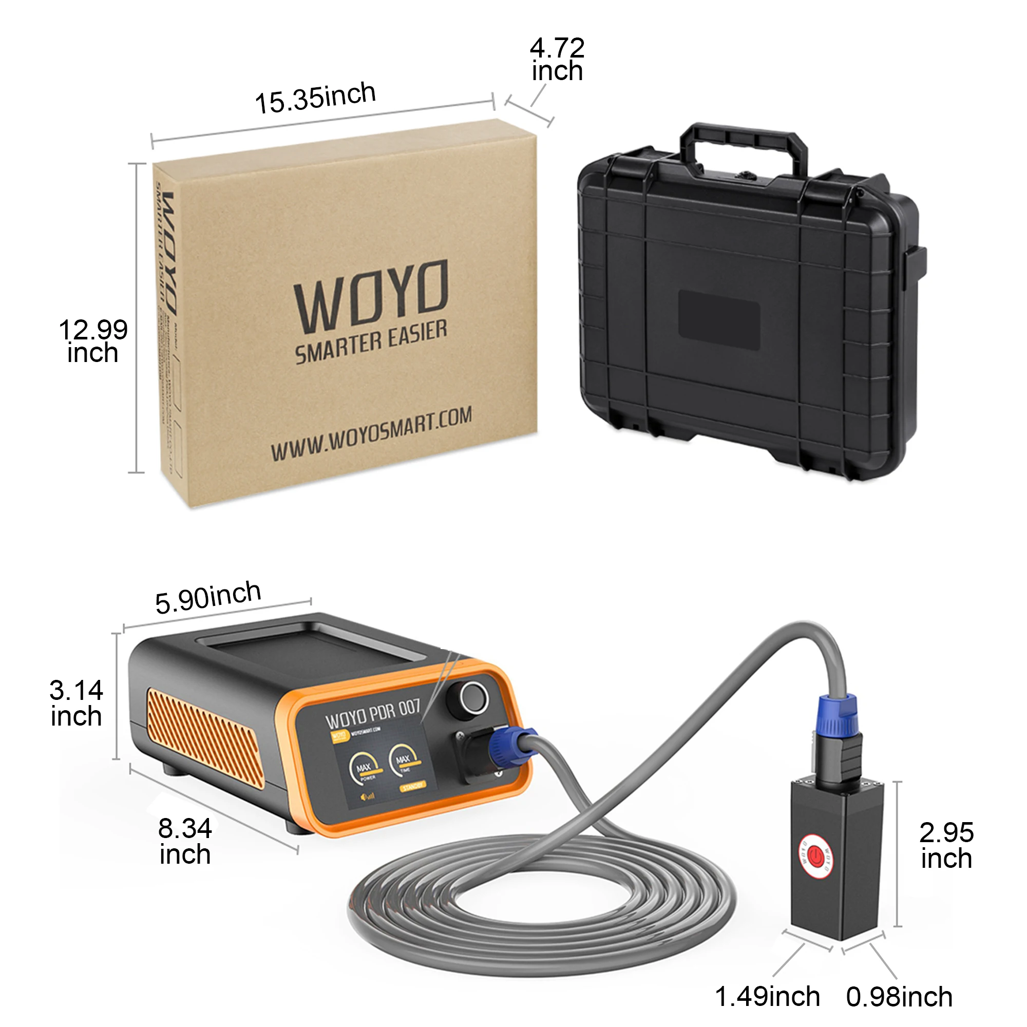 WOYO PDR007 PDR Werkzeuge für Stahl/Eisen Karosserie Delle Reparatur werkzeug – Detail 9