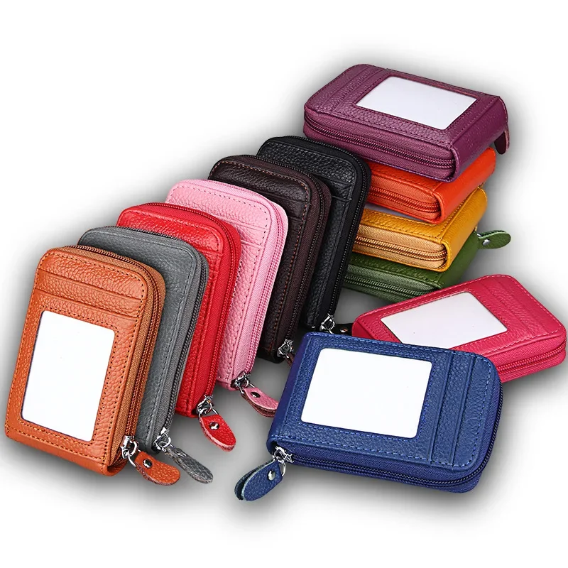 Travel Journey Bank Card Organizer Wallet Passport ID Card Holder Ticket Credit Card Zipper Holder Purse Bag Case