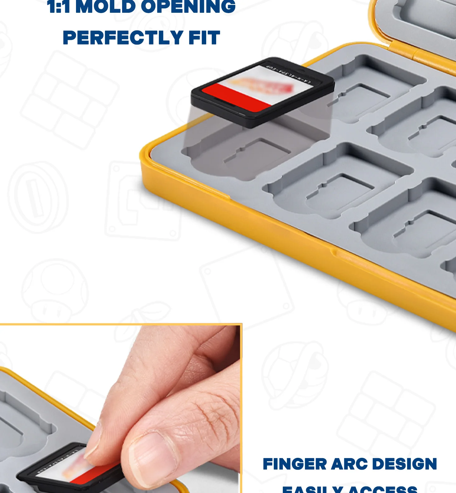 FUNLAB Scatola per carte Switch Scatola per cassette Borsa per carte da gioco NS Borsa protettiva OLED 24 scatole in silicone di grande capacità con aspirazione magnetica