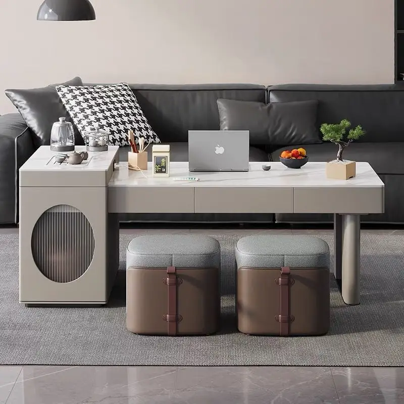 Island, coffee table, combination, telescopic, living room, smart, home