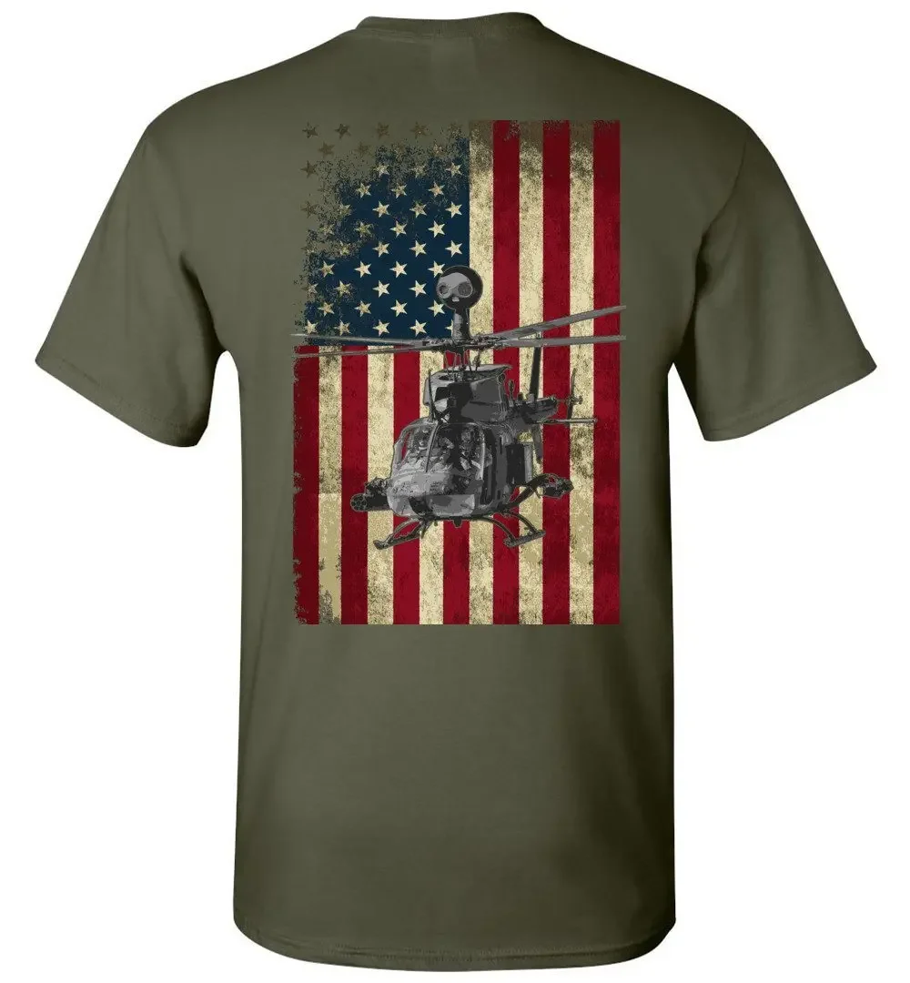 Novel  American Flag OH-58 