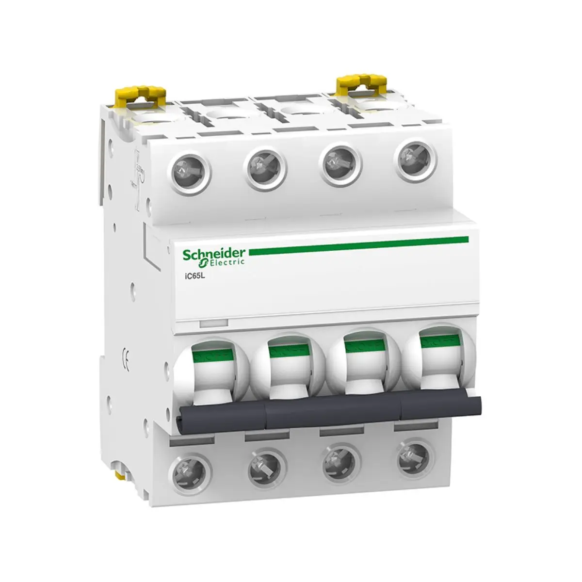 

A9F38425 IC65L 4P C25A IC65L miniature circuit breaker, C-curve, 4P, 25A