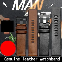 Genuine leather bracelet 22 24 26 27 28 30mm watchband for diesel watch strap wristwatches band DZ4323 DZ1657 DZ1405 watch band