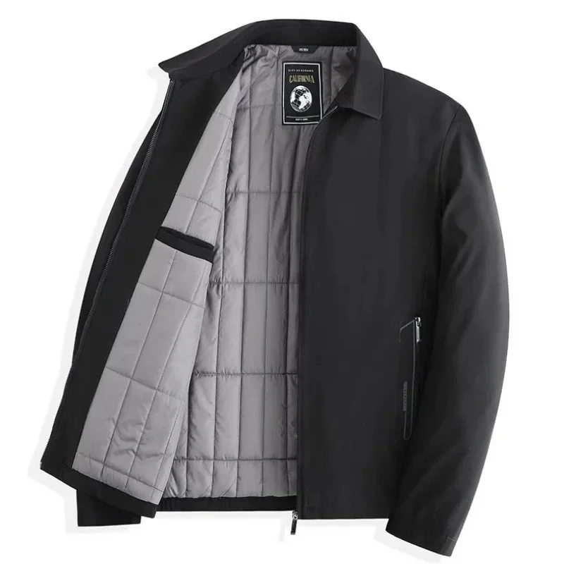 

Winter Cotton Coat Men Parkas Warm Thick Windproof Jacket Zipper Business Casual Tops High Quality Long Sleeve Outerwear New