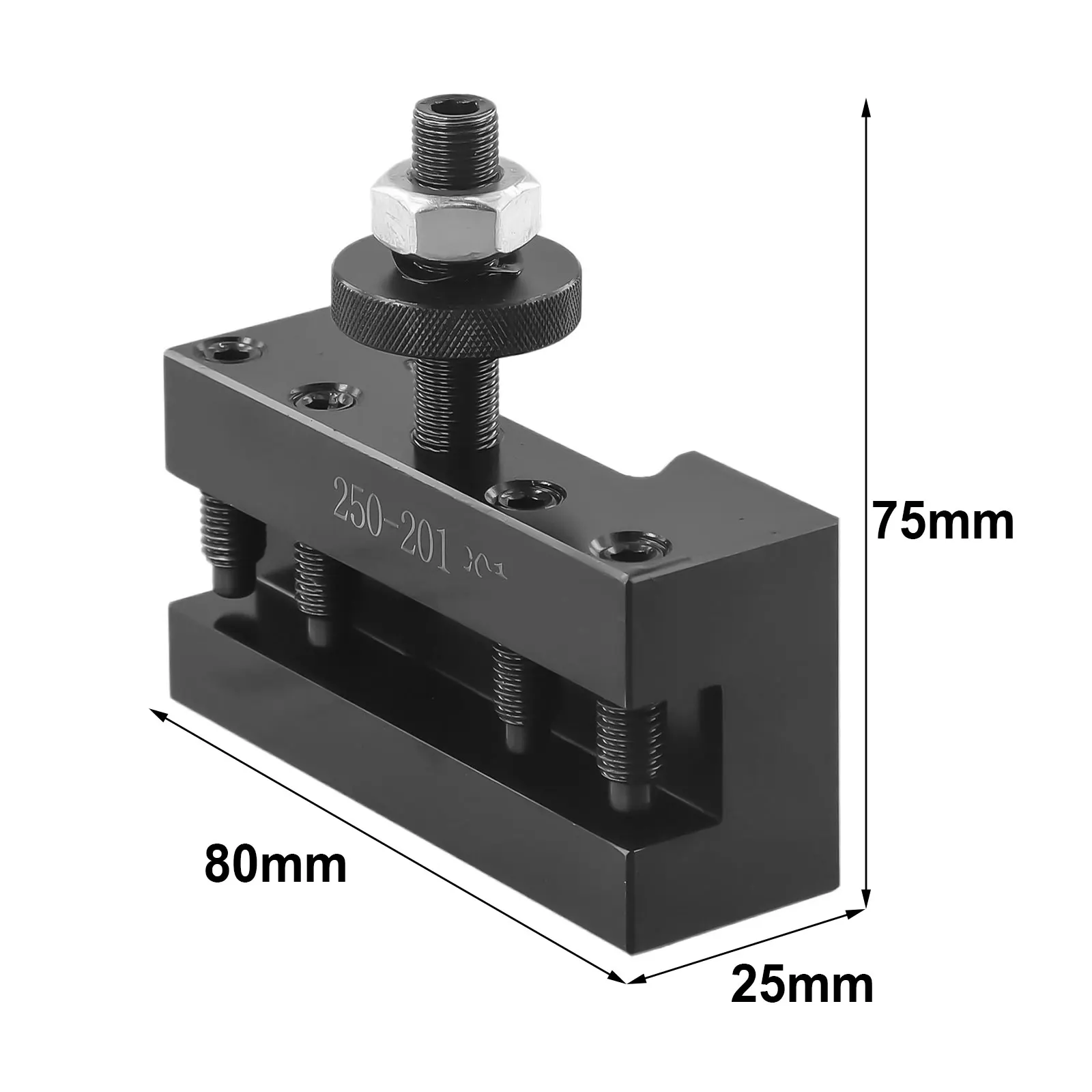 

Tools Holder 10 - 15\" 80x75x25mm BXA # 1 NO.250 - 201 Quick Change Turning & Facing Workshop For Lathe Durable