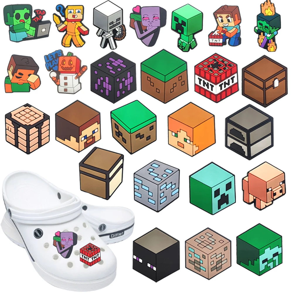 1-25-шт-мировая-серия-аксессуары-для-обуви-из-ПВХ-подходят-для-браслетов-тапочки-с-отверстиями-украшения-аксессуары-для-обуви-«сделай-сам»-подарок