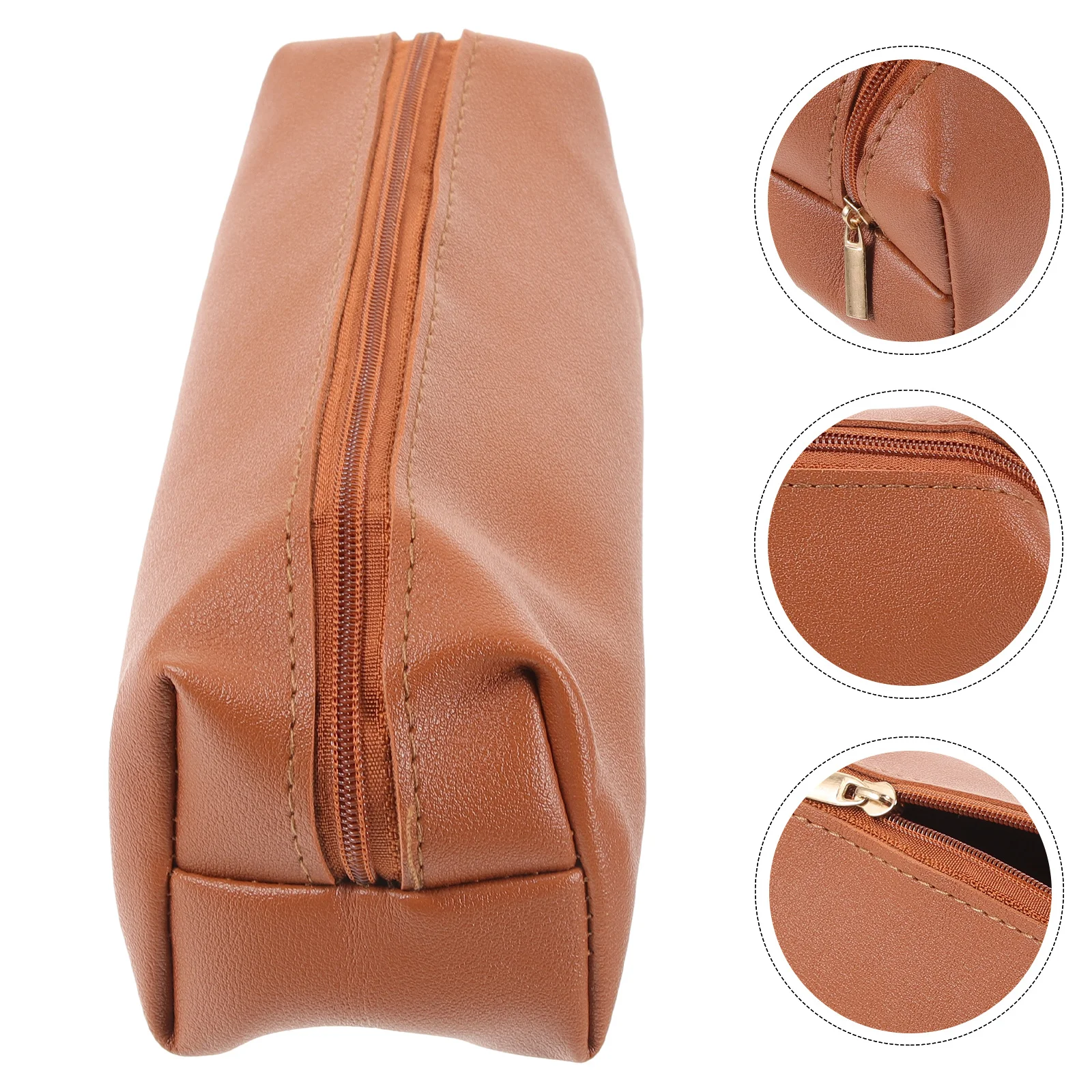 

1pcs Makeup Brush Case Slim Pencil Pouch Organizer Travel Tool Bag Large Capacity Stationery Storage Pouch