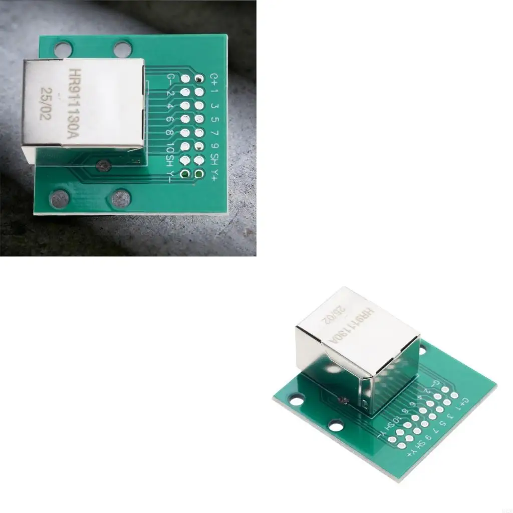 462E RJ45 8Pin Ethernet Port Adapter Board Ensuring Stable Networking Signals Transmission Low Loss for Diverse Devices