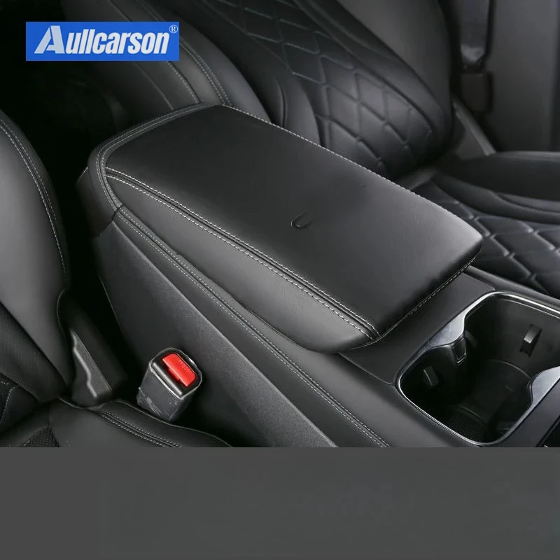 ل BYD سيليون 7 EV 2024 2025 الجلود مسند الذراع حصيرة الداخلية صندوق تخزين السيارات الغبار واقية غطاء الوسادة حامي اكسسوارات السيارات