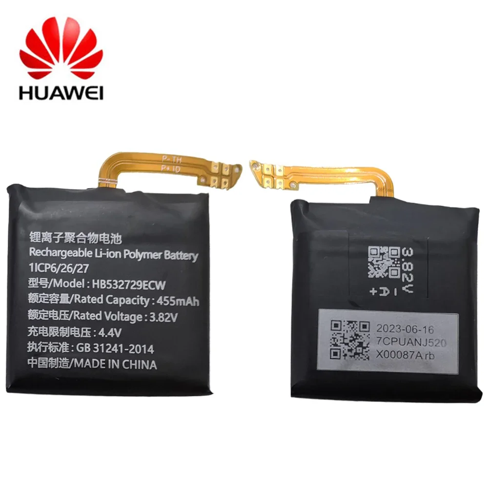 HB532729ECW 455mAh Original Battery For Huawei Watch GT2 46MM Watch GT3 46MM JPT-B19 JPT-B29  Bateria+ Free Tools Fast Shipping