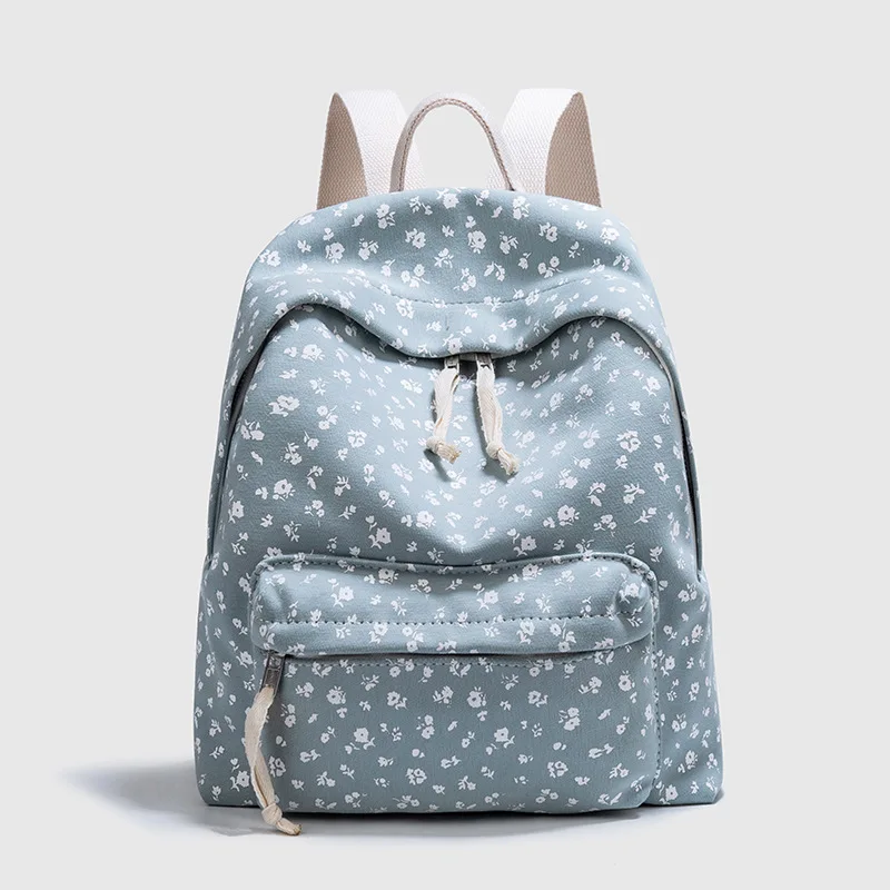 Mochila floral de leopardo para mulheres, estilo universitário, mochila de estudante com zíper, bolsa de ombro vintage, para computador