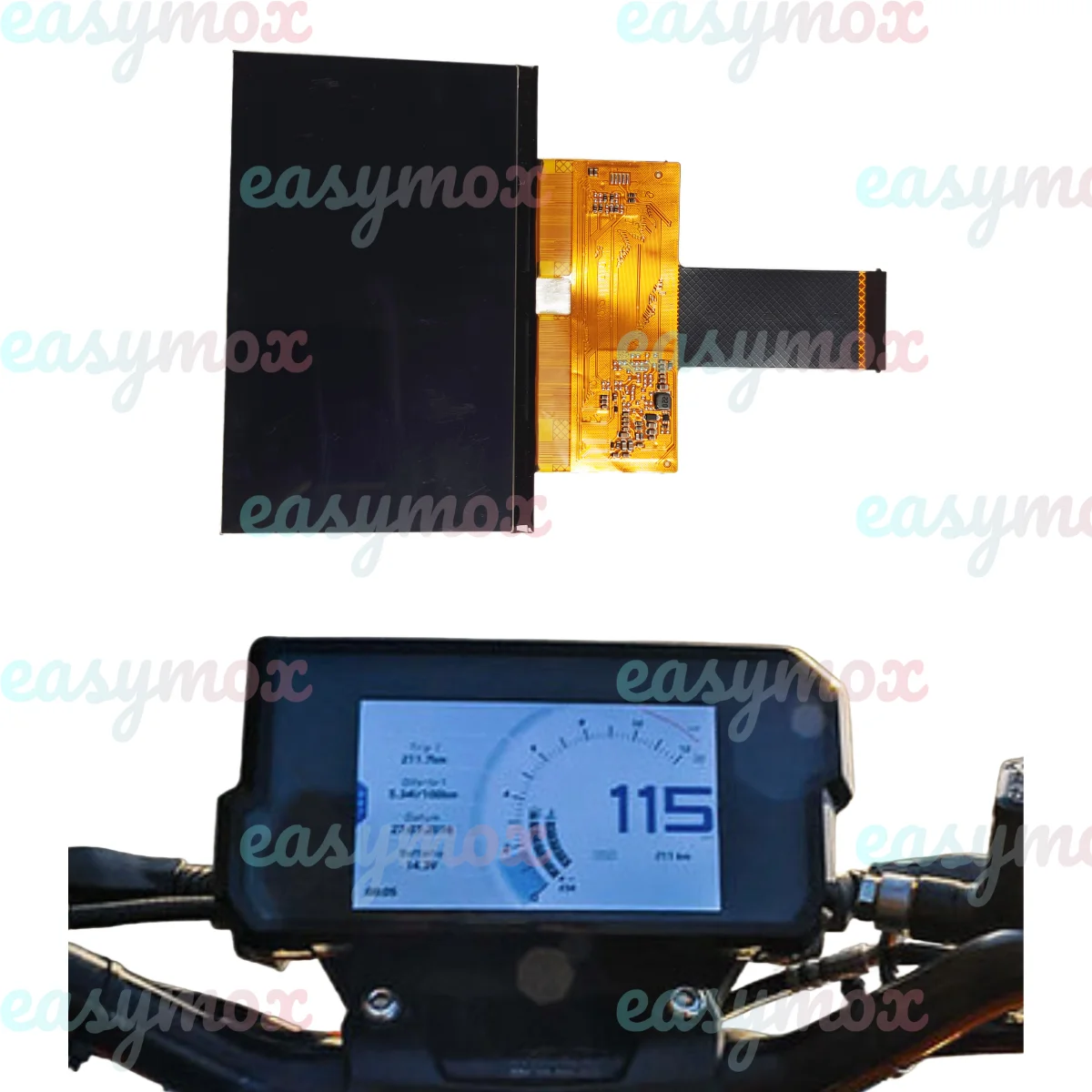 

TFT Display Cluster FOG for 2017-2020 KTM Duke 125cc Motorcycle Speedometer Repairment Second Generation
