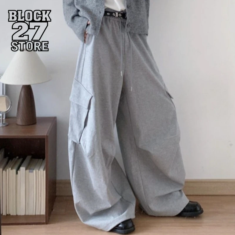 

Mens Pants Harajuku Niche Deconstructed Air Layer Pleated Machete Casual Trousers Loose Wide Leg Unisex Streetwear Fashion Style