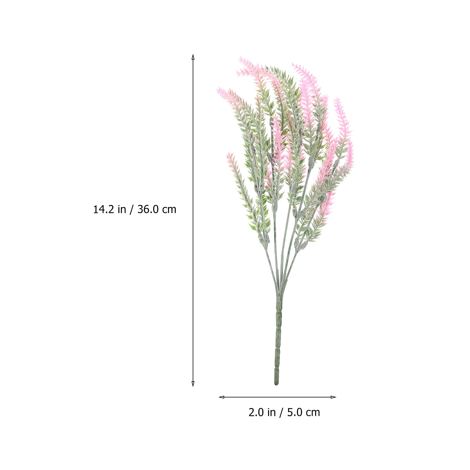 

12 Pcs Artificial Lavender Flowers Premium Material Wedding Home Vase Filler Simulation Lavender Fake Leaves Bouquet