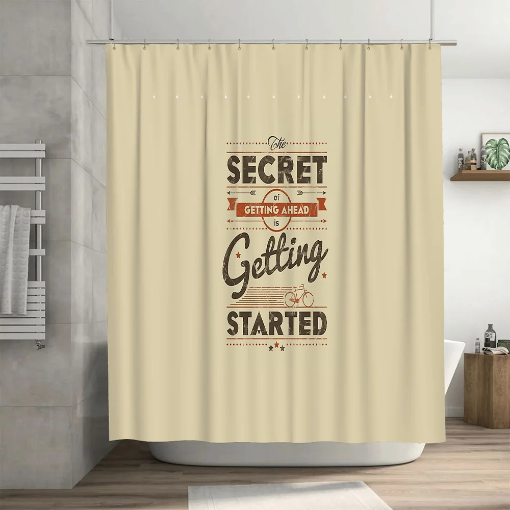 ม่านอาบน้ำลายดอกไม้ พิมพ์ลายพฤกษศาสตร์ กันน้ำ ตกแต่งห้องน้ำ สไตล์บ้านไร่ ผ้าฉากหลัง แนววินเทจ ธีมธรรมชาติ