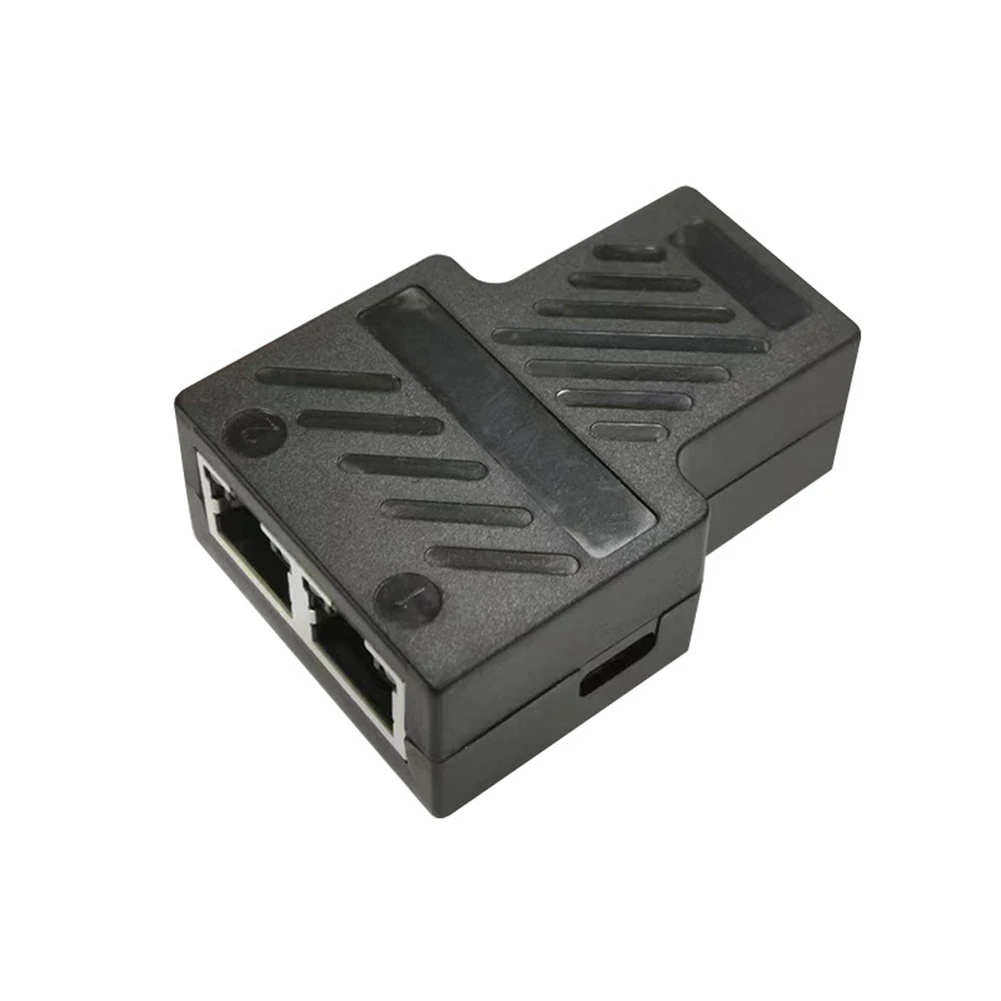 Divisor Ethernet 100Mbps RJ45 conector de extensión de red 1 a 2 adaptador Ethernet extensor de Cable de red de Internet