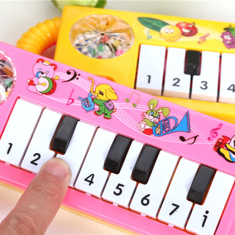 Small Portable Simple Piano Baby Electronic Organ Toy Instrument Baby Reassure Musical Toy