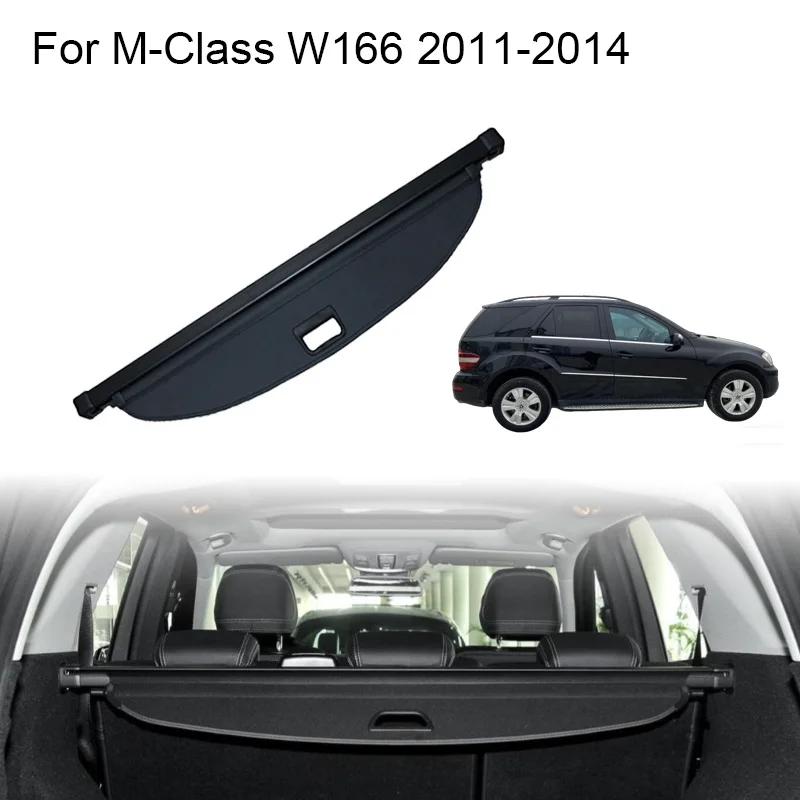 

Auto Trunk Curtain Organizer Cover For Mercedes M-Class 2011-2014 W166 Cargo Cover Trunk Rear Rack Shield Shade Luggage