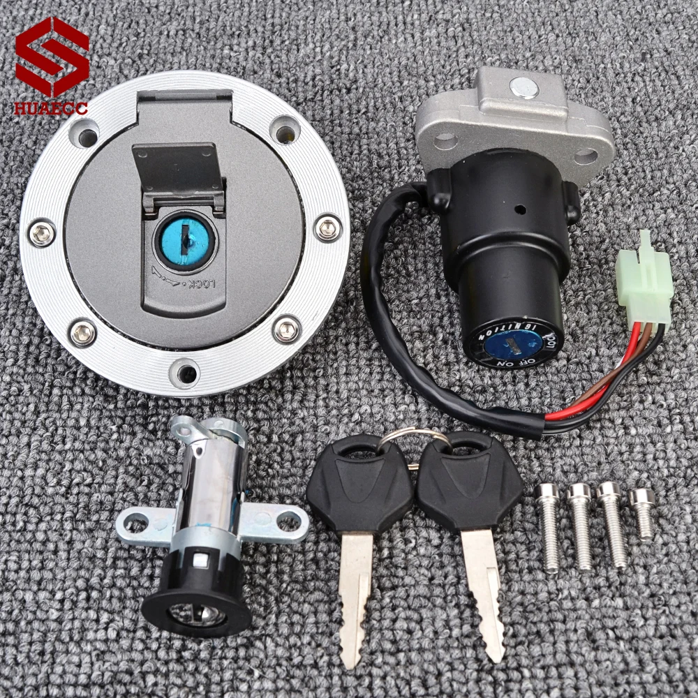 Fuel Gas Cap Ignition Switch Seat Lock with Key Kit for Yamaha TZR125 TZR150 TZM150 TDM850 TZR 125 150 TZM 150 TDM 850