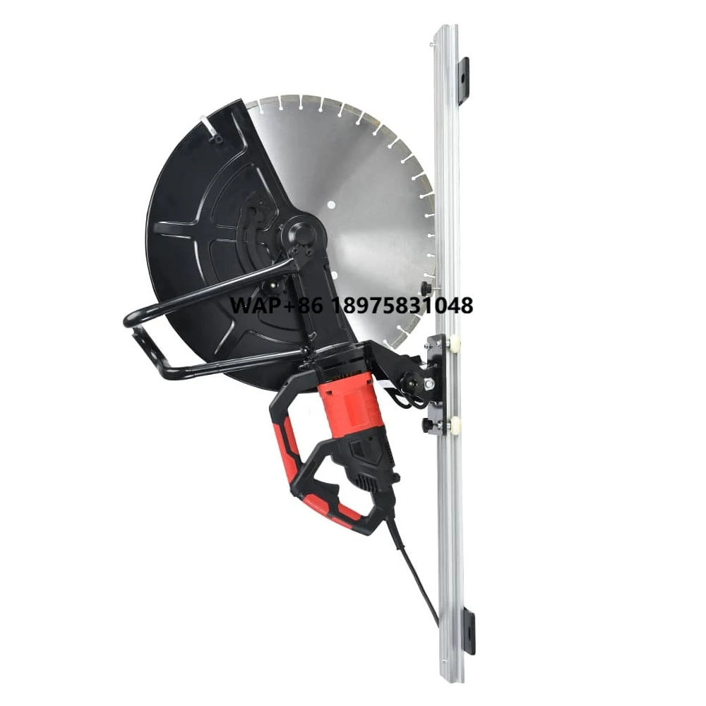 

Electric concrete saw 6800 watts portable wall cutter with a maximum cutting depth of 260 mm and 2 rails