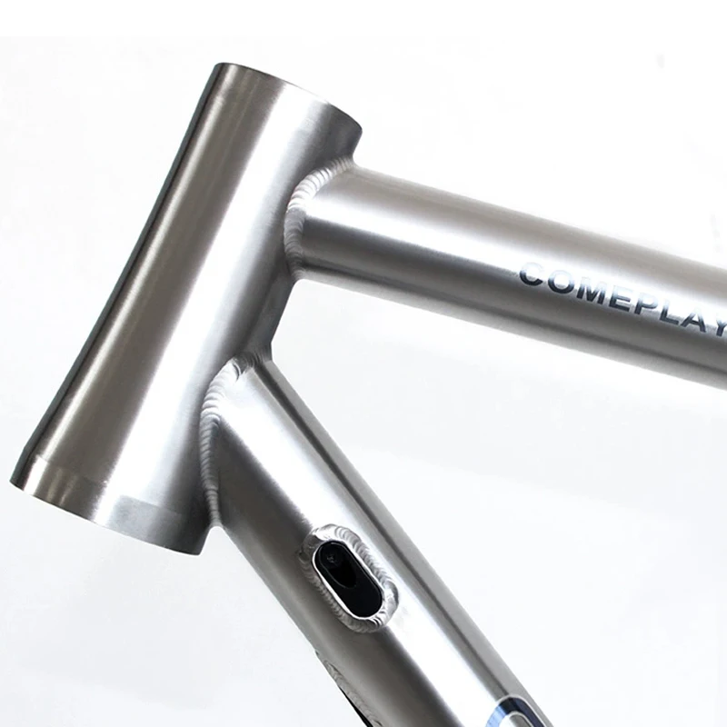 Titanium Gravel Bike Bicycle  Frame with Thru Axle Dropout