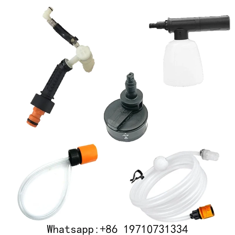 Car Washing Machine Accessories for WORX 6M Portable High-pressure Water Pipe Car Wash Snow Foam Gun Cars Wash Tool Accessory