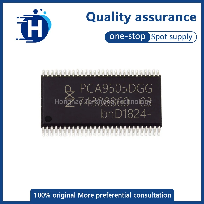 

PCA9505DGG original, package tssop-56-6.1 mm PCA9505DGG, 118 expander