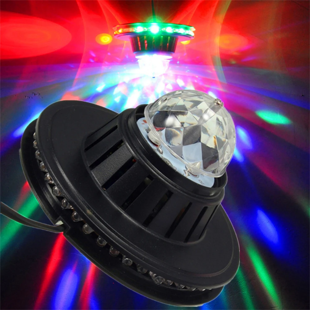 Colorful Rotating Magic Ball Light Bulb LED RGB Colorful Bulb Bar Wedding Home Club Decorations AC100-240V Universal