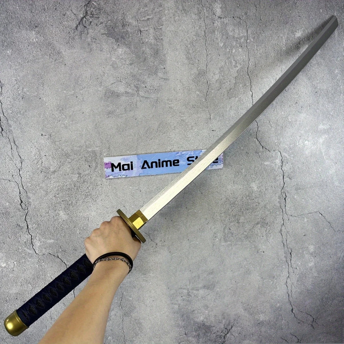 128 سنتيمتر Sephiroth كاتانا أنيمي فاينل فانتسي 7 تأثيري الدعامة شفرة النينجا سكين السيف الحجم الحقيقي اليابانية كاتانا الساموراي صابر هدية