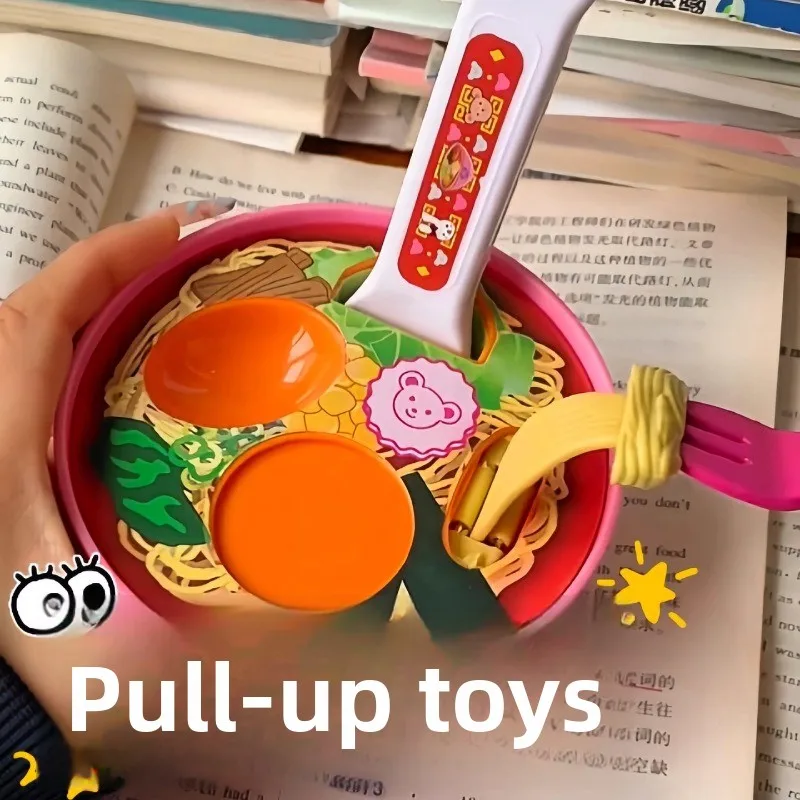 Jugar juguete de cocina alimentación Ramen comida de simulación Tonkotsu fideos regalo para niños juguete de alimentación juego de simulación para niños artículos de cocina