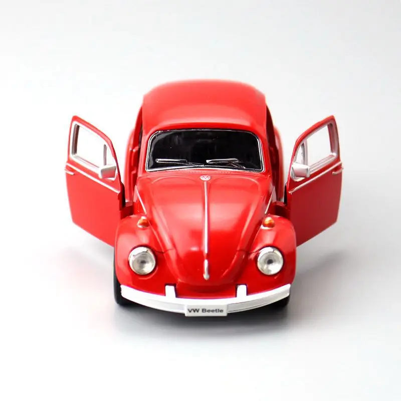 1:36 Scale 1967 Volkswagen Beetle Car Model Replica Diecast Vehicle Miniature Home Office Interior Decor Xmas Gift Boy Toy